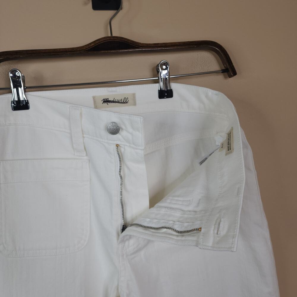 Madewell Perfect Vintage Wide-Leg Jean in Tile White: Patch Pocket Size 28P - Picture 9 of 12